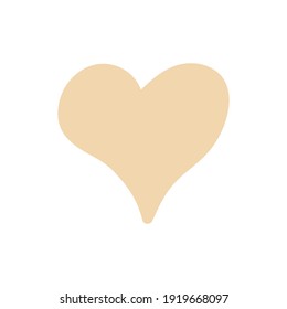 Hand drawn Heart doodle objects. Shapes For Create Your Own Art. Abstract contemporary modern trendy vector. Design for card, print , logos, branding, mood boards, poster
