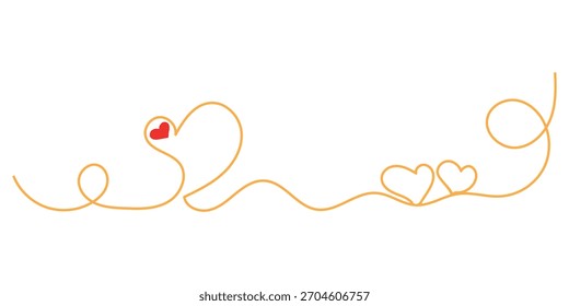 Hand drawn heart icon. Scribble doodle sketch love symbol. Isolated design element for valentine's day, wedding invitation, greeting card, mother's day, or birthday.