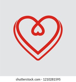  Hand drawn Heart icons and illustrations for valentines and wedding