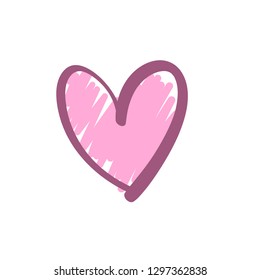 Hand drawn heart illustration