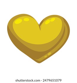 Hand drawn heart illustration on white background.