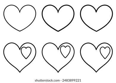 Hand Drawn Heart Inspiring Line Art Illustration Examples