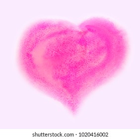 Hand drawn heart love vector. Valentine card vector.