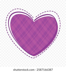 Hand drawn heart on white background. Valentines Day vector elements heart shapes love