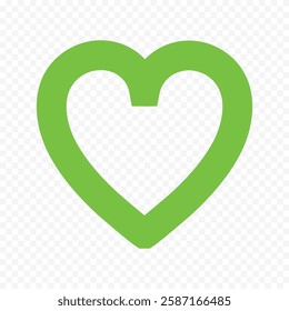 Hand drawn heart on white background. Valentines Day vector elements heart shapes love