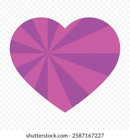 Hand drawn heart on white background. Valentines Day vector elements heart shapes love
