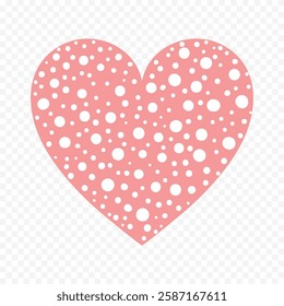 Hand drawn heart on white background. Valentines Day vector elements heart shapes love