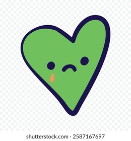Hand drawn heart on white background. Valentines Day vector elements heart shapes love