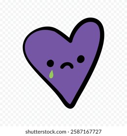 Hand drawn heart on white background. Valentines Day vector elements heart shapes love