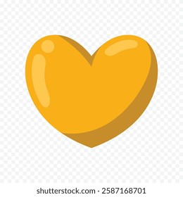 Hand drawn heart on white background. Valentines Day vector elements heart shapes love