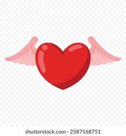 Hand drawn heart on white background. Valentines Day vector elements heart shapes love
