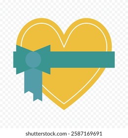 Hand drawn heart on white background. Valentines Day vector elements heart shapes love
