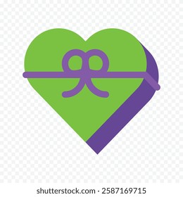 Hand drawn heart on white background. Valentines Day vector elements heart shapes love