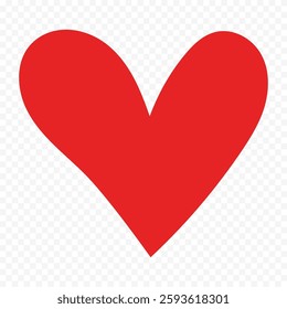 Hand drawn heart on white background. Valentines Day vector elements heart shapes love