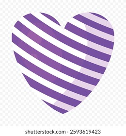 Hand drawn heart on white background. Valentines Day vector elements heart shapes love