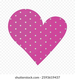 Hand drawn heart on white background. Valentines Day vector elements heart shapes love