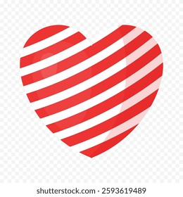 Hand drawn heart on white background. Valentines Day vector elements heart shapes love