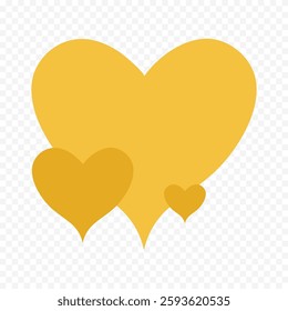 Hand drawn heart on white background. Valentines Day vector elements heart shapes love