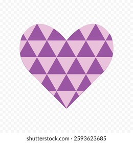 Hand drawn heart on white background. Valentines Day vector elements heart shapes love