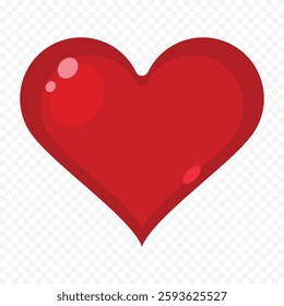 Hand drawn heart on white background. Valentines Day vector elements heart shapes love