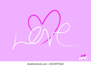 hand drawn heart pattern vector