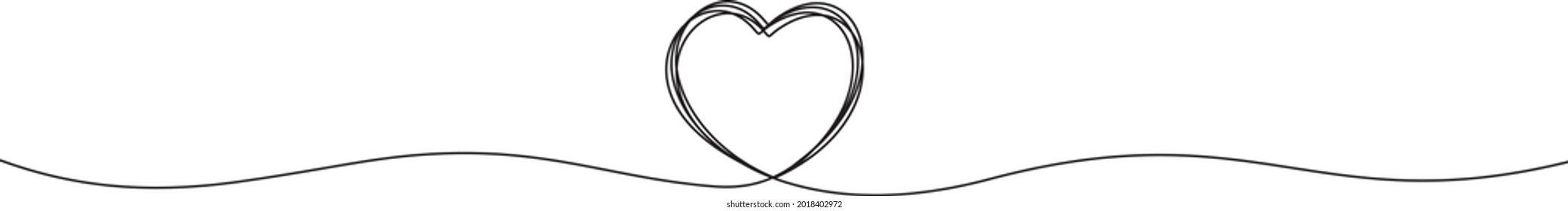 Hand drawn heart sketch, heart sketch doodle in thin line, love in line style isolated on white background, valentines day, mother day, birthday concept, Vector illustration