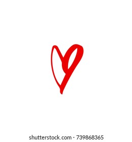 Hand drawn Heart / vector