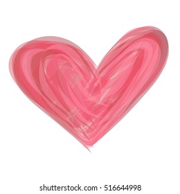 Hand drawn Heart. vector illustration.