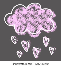 Hand drawn hearts