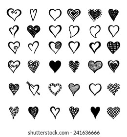 Heart Icons Stock Vector (Royalty Free) 212863537 | Shutterstock