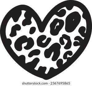 Hand drawn hearts. Design elements for Valentine's day. 
