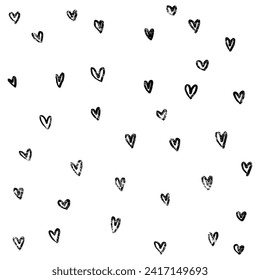 	
Hand drawn hearts. Design elements for Valentine's day. Hand drawn rough marker hearts isolated on white background. Set of unique hand drawn hearts. Painted design elements.
