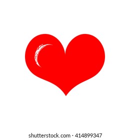 Hand drawn hearts set