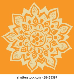 Hand Drawn Henna Illustration