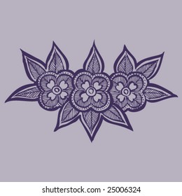 Hand Drawn Henna/Mehndi Design