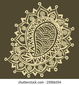 Hand Drawn Henna/Mehndi Design