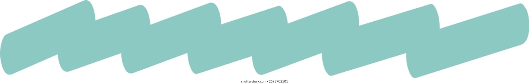 Hand Drawn Highlighter Stripes Vector Illustration