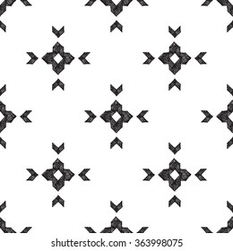 hand drawn highly detailed seamless pattern