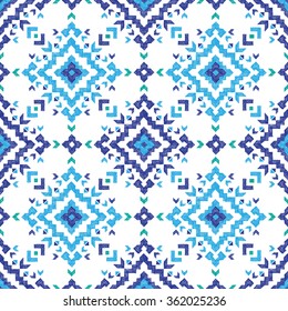 hand drawn highly detailed tribal seamless pattern