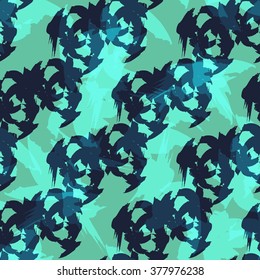 Hand drawn hipster stylish pattern . Pastel colored modern grange shapes in vector art wallpaper . Trendy fantasy freehand composition . Speed style natural painting .