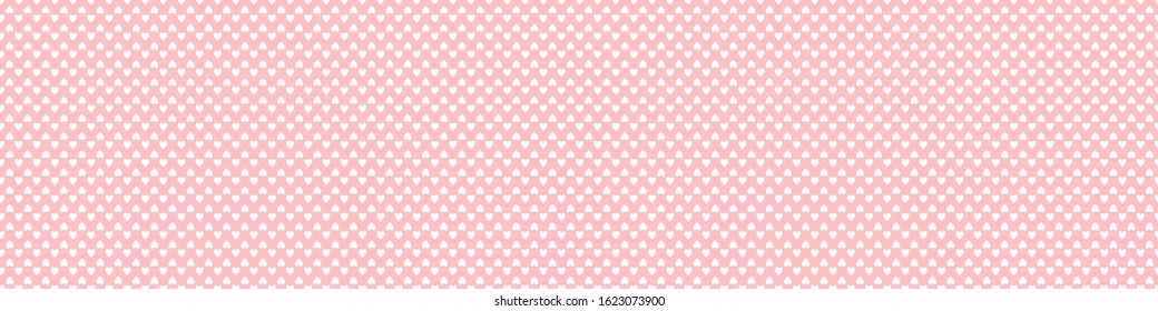 Hand drawn holiday background with abstract hearts. Seamless pattern for banner