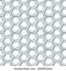 Hand drawn honeycomb seamless pattern.
Honeycomb vector background illustration.
