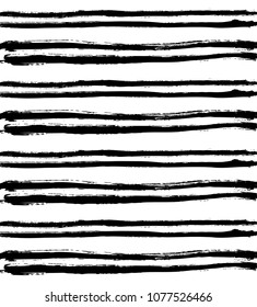 hand drawn horizontal stripes pattern background
