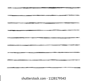 hand drawn horizontal stripes pattern background