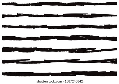 hand drawn horizontal stripes pattern background