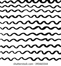 hand drawn horizontal stripes pattern background
