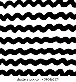 hand drawn horizontal stripes pattern background