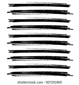 hand drawn horizontal stripes pattern background