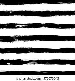 hand drawn horizontal stripes pattern background