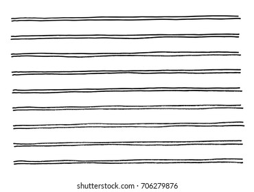 hand drawn horizontal stripes pattern background